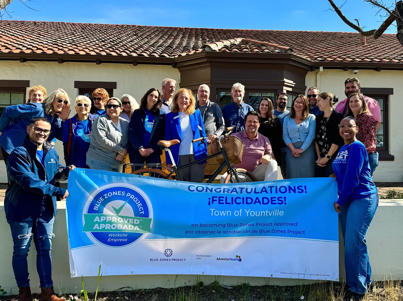 Town of Yountville earns Blue Zones workplace designation