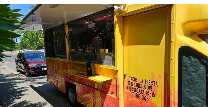 Tacos La Fiesta rears back into parking limbo