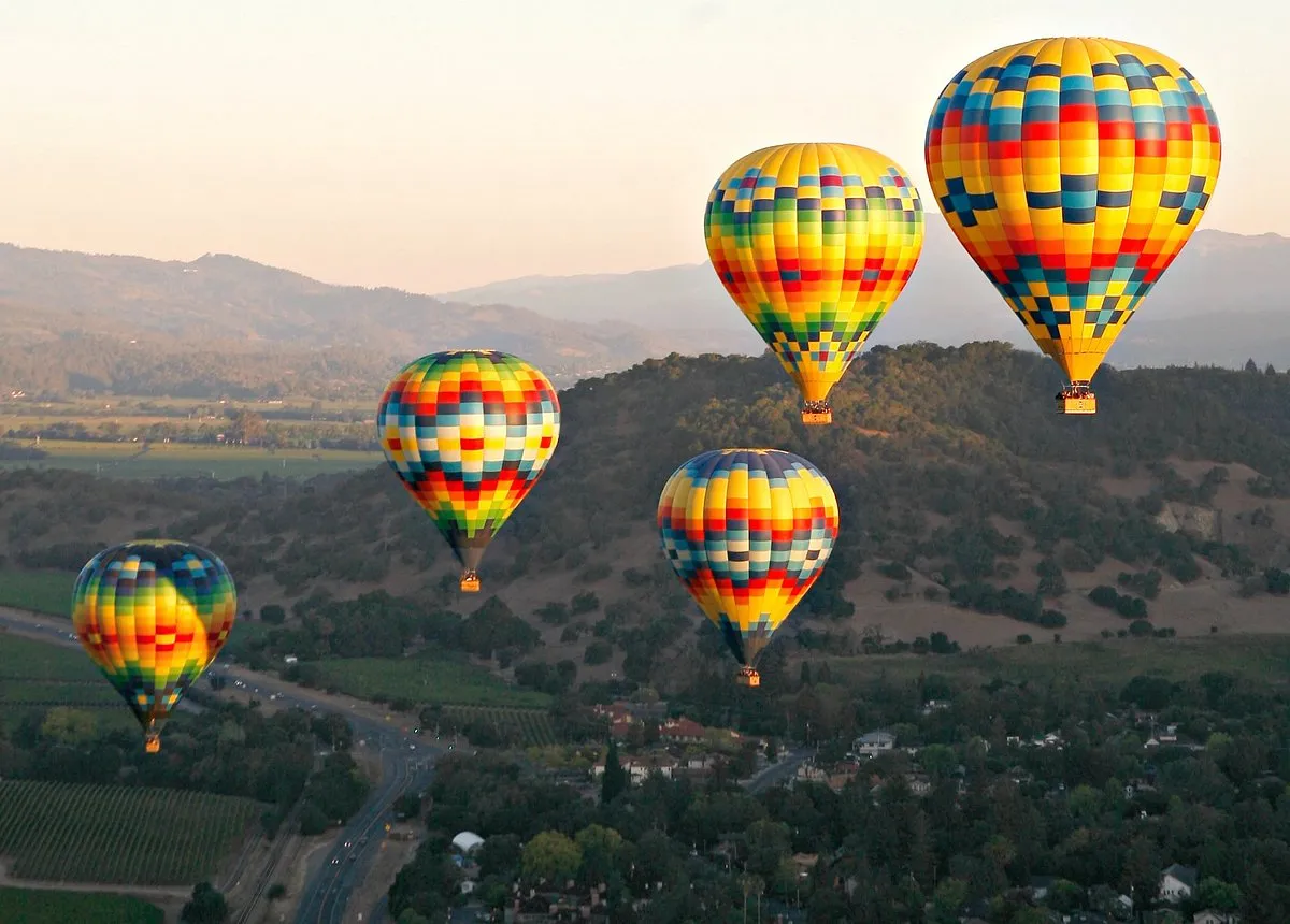Soaring Spirits: The Enduring Magic of Hot Air Balloons in Napa Valley