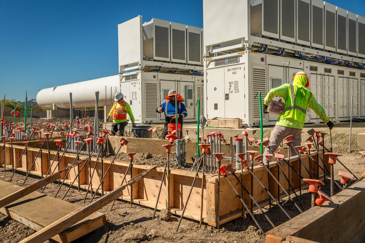 Microgrid construction nears final stages