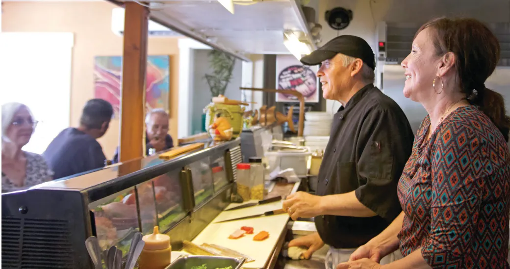 Sushi Mambo rolls into second decade in Calistoga